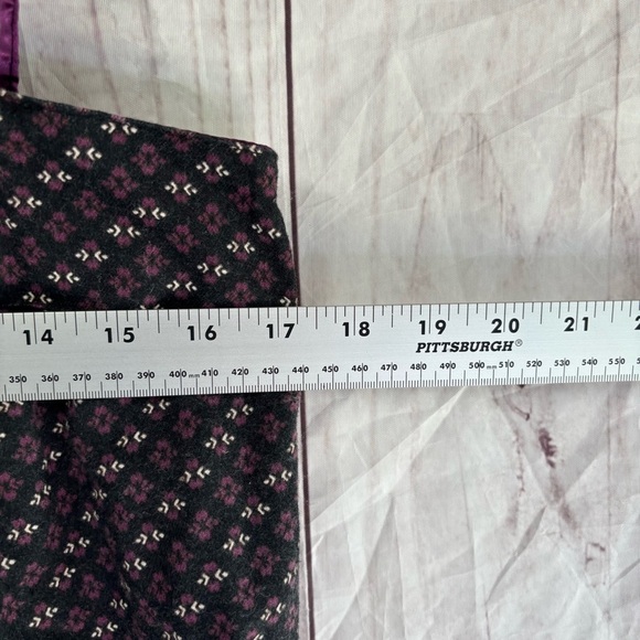 Vintage No Boundaries 90s Black and Pink Patterned Shift Dress Medium - Picture 8 of 8